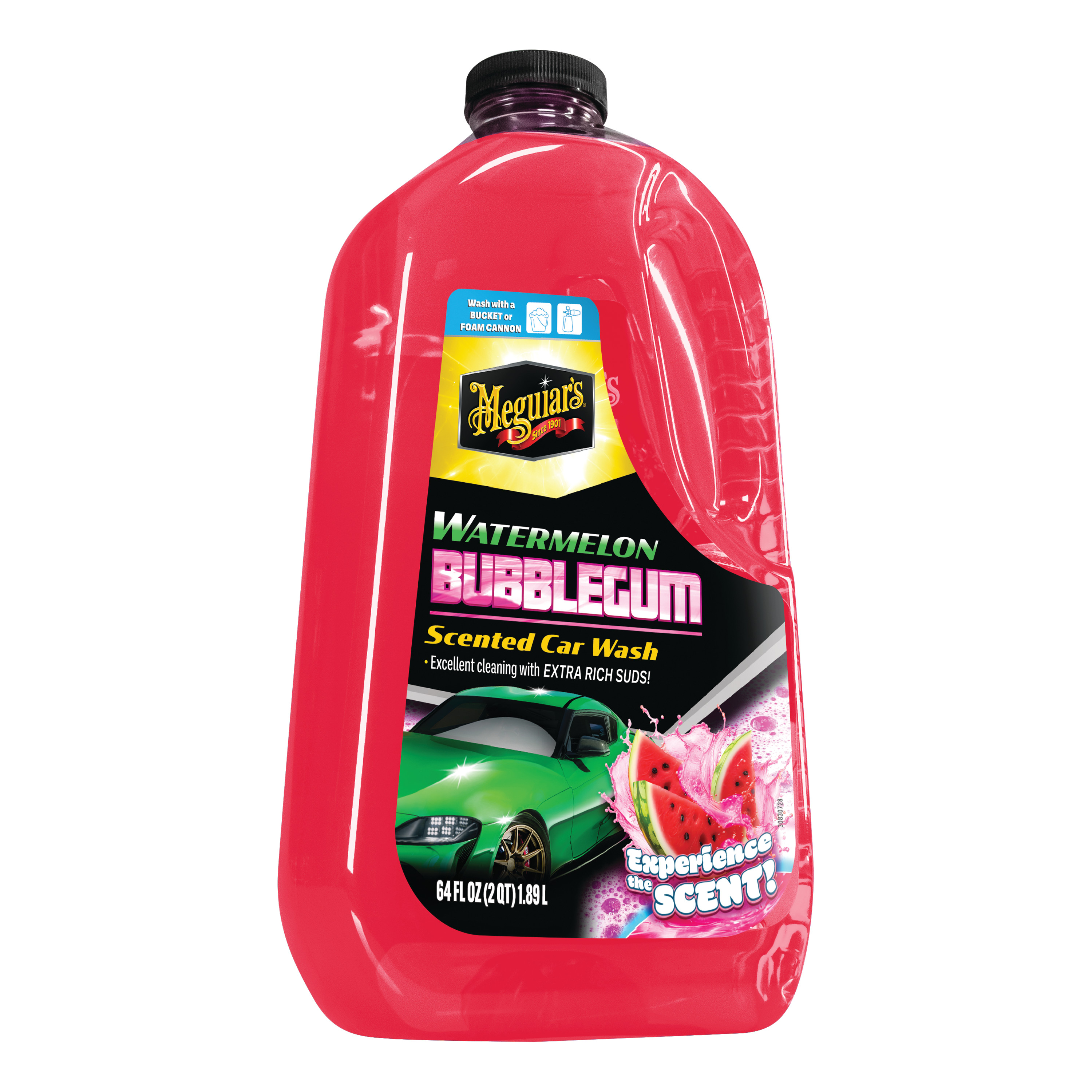 Meguiars G250464EU Watermelon Bubblegum Wash Autoshampoo Schaum Shampoo 1,89l